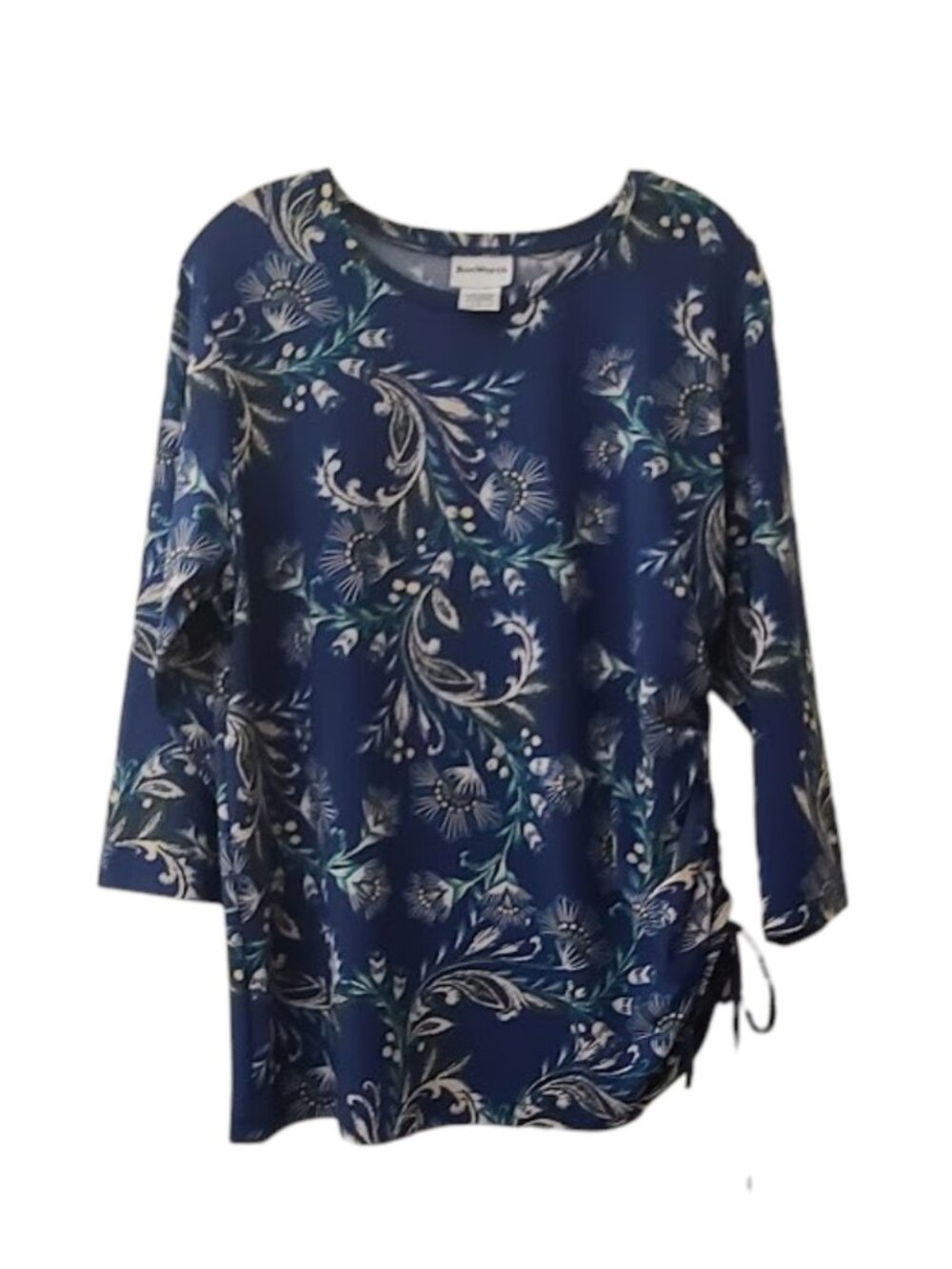 Bonworth Blue Floral Top Large